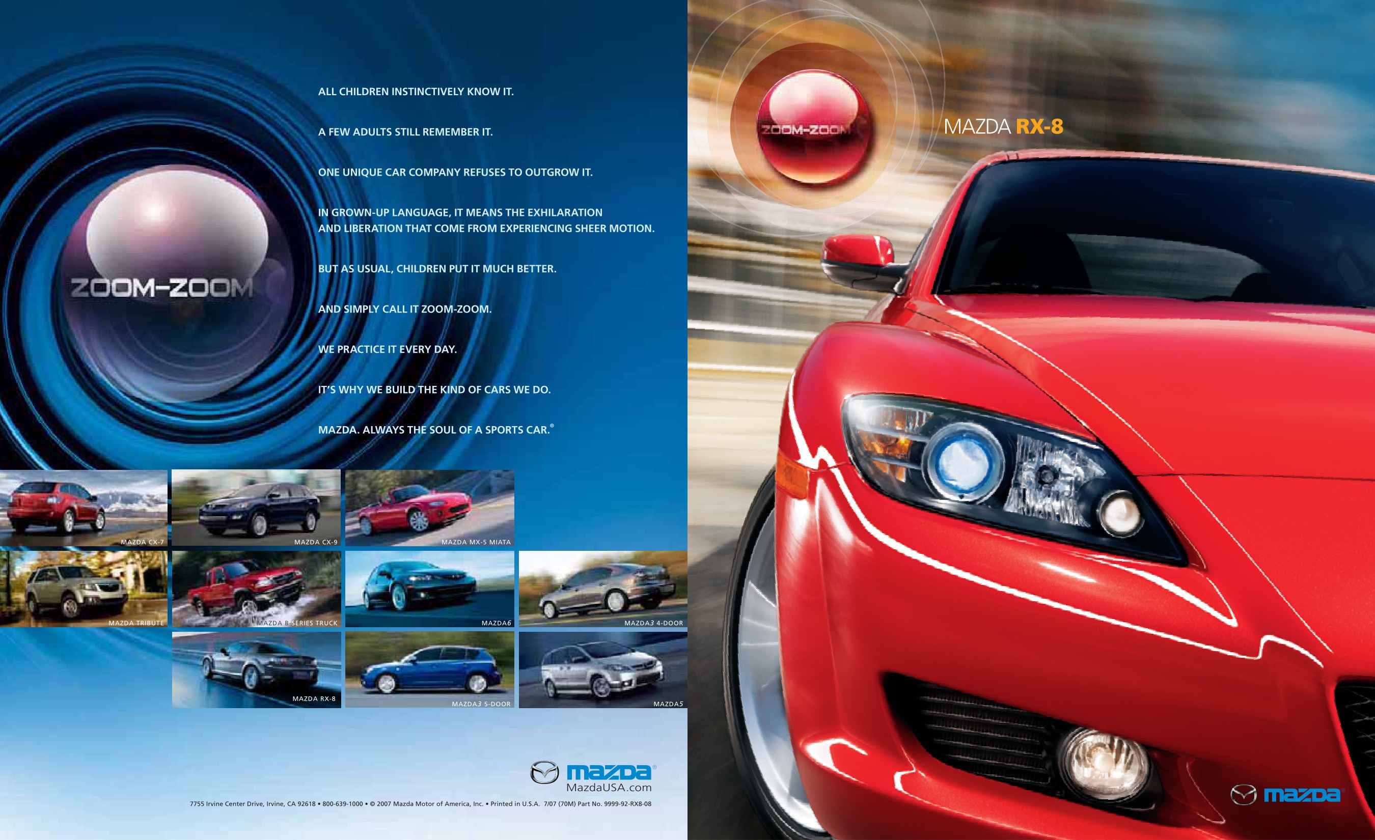 2008 Mazda RX-8 Brochure